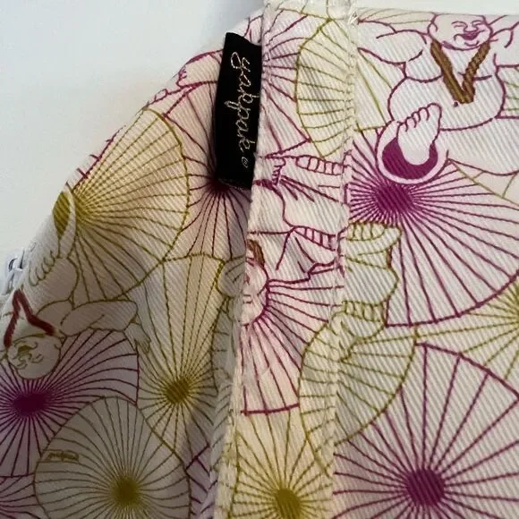 Buddha Umbrella Patterned Handbag - Picture 3 of 5